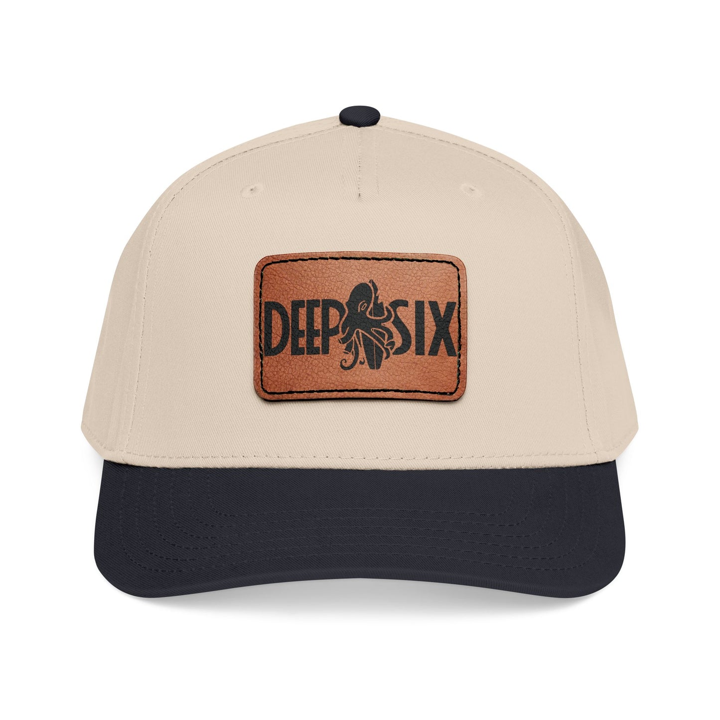 Deep Six Hat with Leather Patch